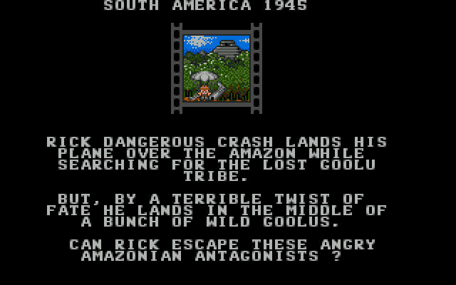 Rick Dangerous  [Falcon030] [xRick] atari screenshot